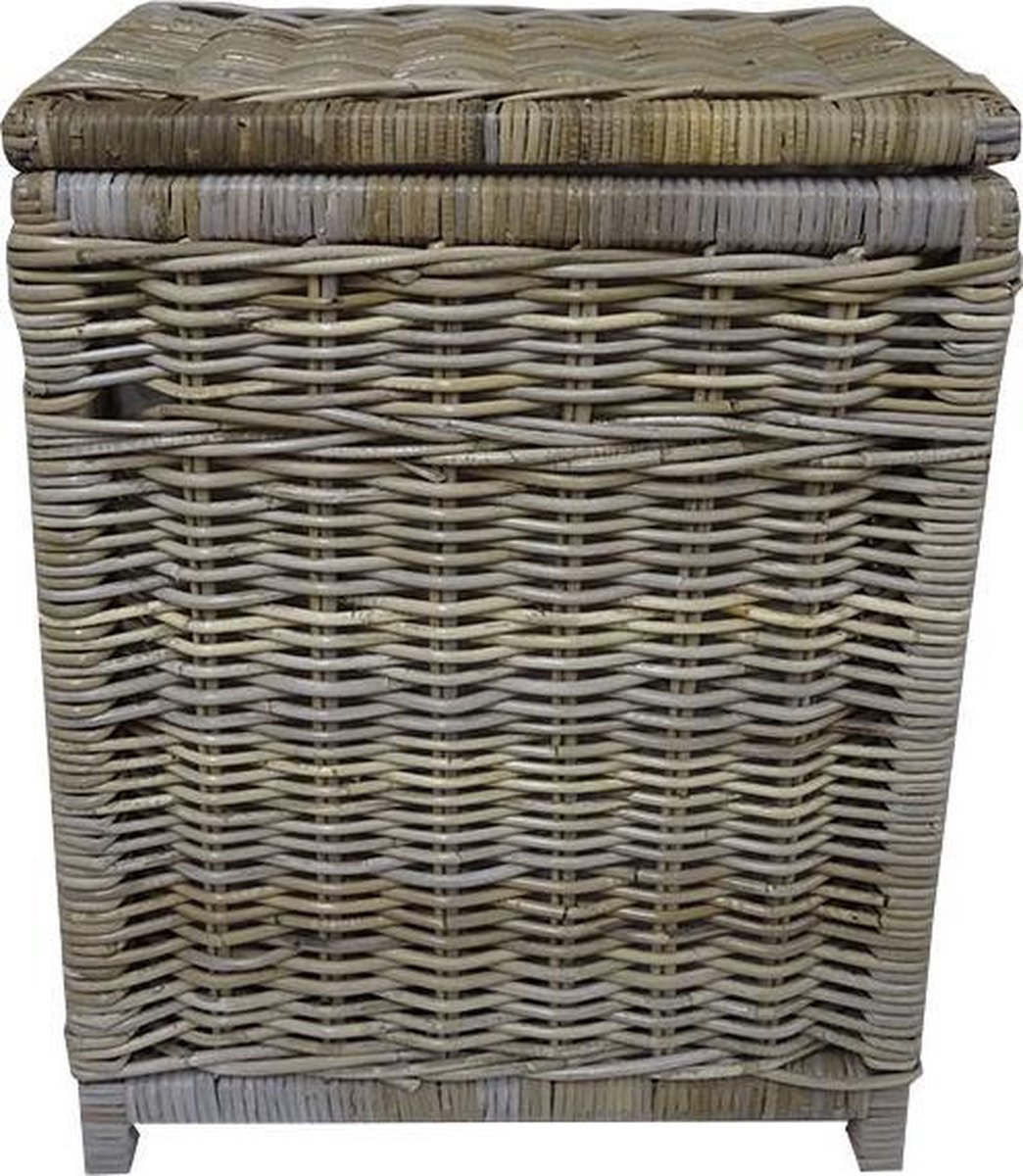 Goedkoopste Rotan wasmand - 50x35xH66 cm