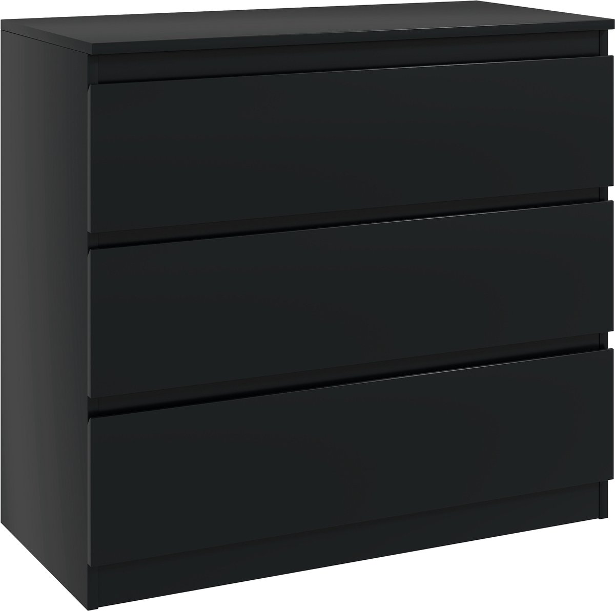 HOMCOM Ladekast - Spaanplaat - 80x39x73cm - Zwart