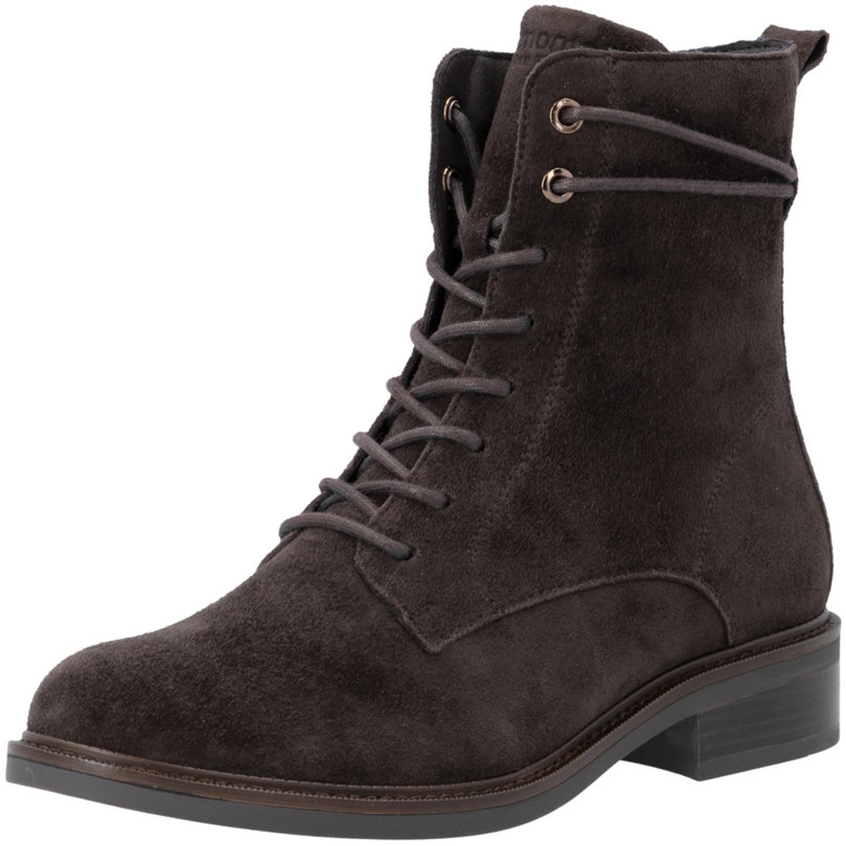 Remonte art. D2W80 25 bruin suede dames enkellaars maat 39