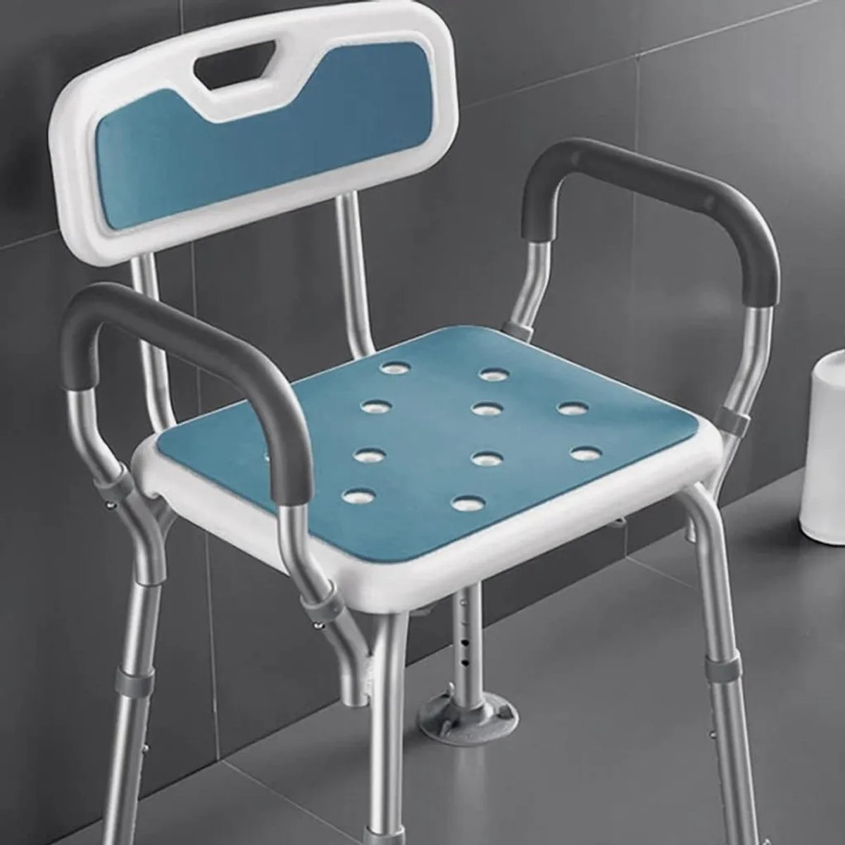 Zitkussen, speciaal Geschikt voor de badkamerstoel, waterdicht, antislip, ademend en warm.