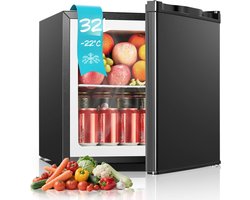 Kavora® Mini Vriezer - Kleine Compacte Vriezer - 32L Minivriezer - Zwart - 47cm x 45cm x 50cm
