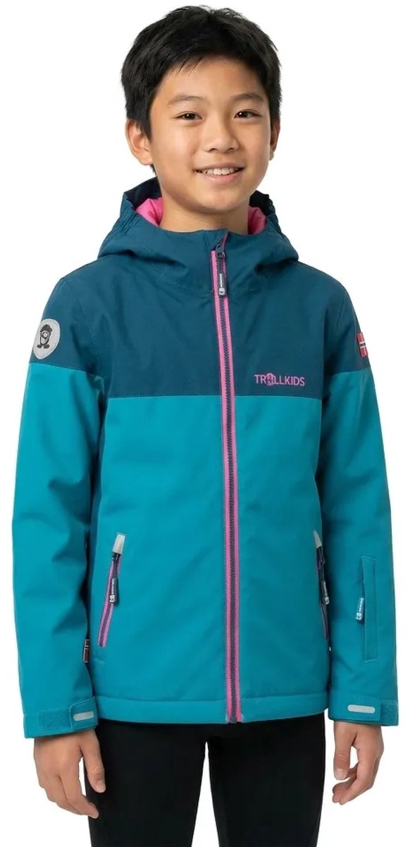 Trollkids Hallingdal Jas cm Kinderen Turquoise