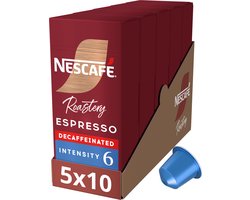 NESCAFÉ Roastery Espresso Decafé capsules - 5 doosjes x 10 koffiecups