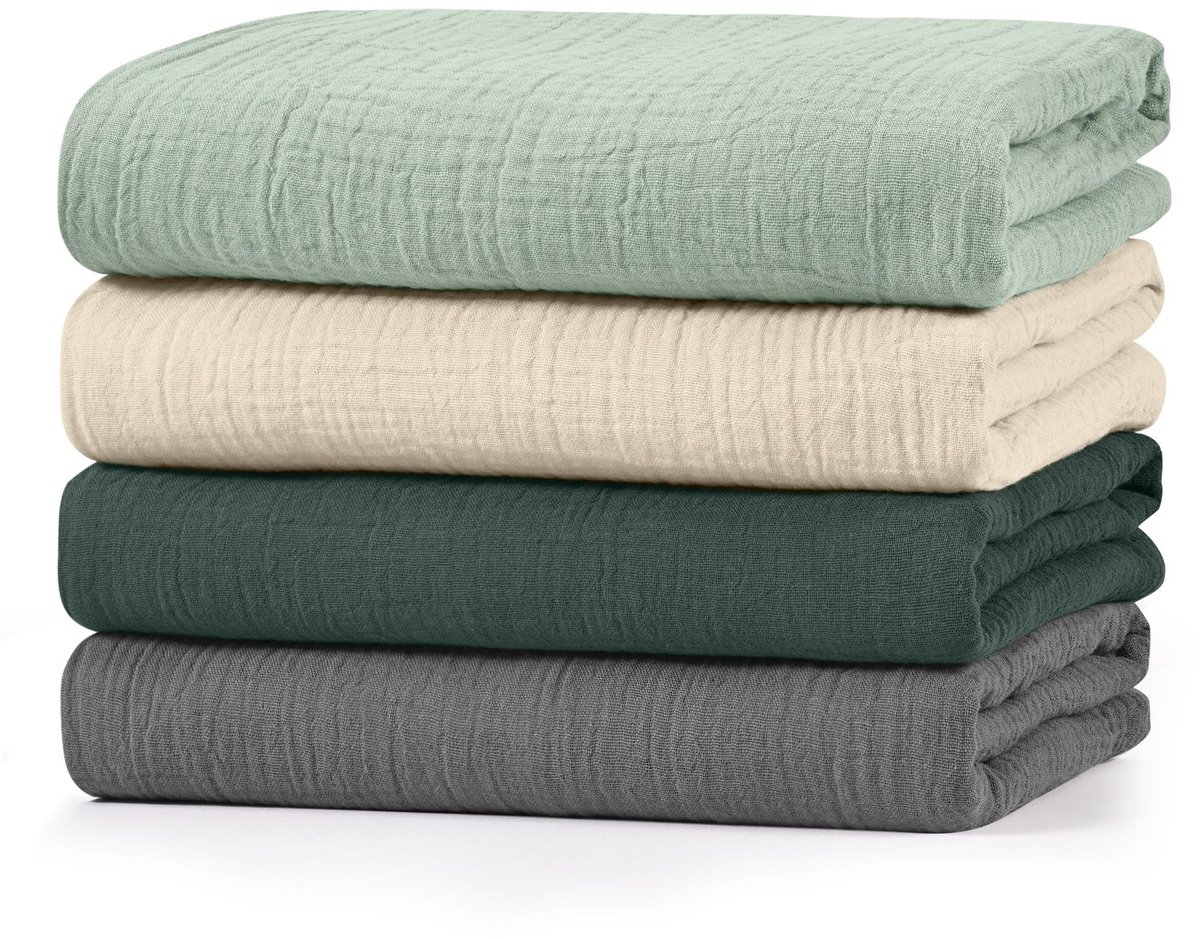 Deze set bevat 4 babywikkeldekens die superzacht, zeer absorberend en huidvriendelijk zijn, geschikt voor zowel jongens als meisjes.-Stijl 64-25*25CM