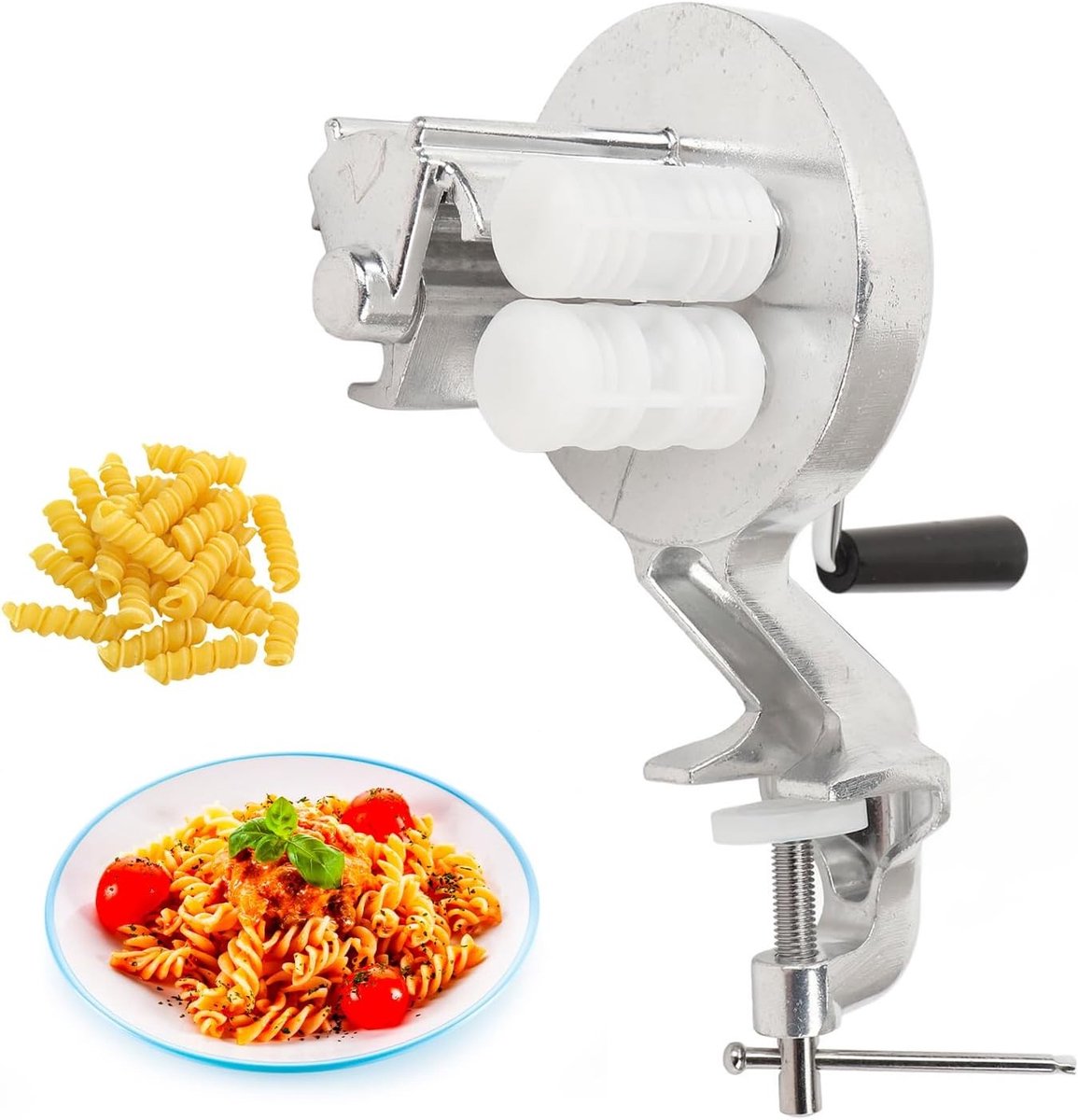 Handmatige Cavatelli Machine voor Pasta, Macaroni en Noedels - Draagbare Aluminium Keukentool voor Thuisgebruik en Koken