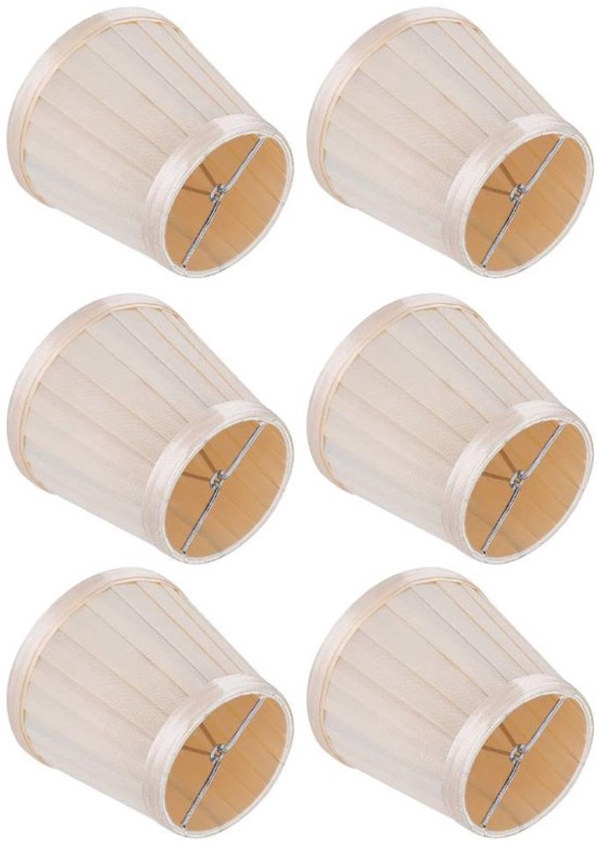 Dailygoods - Set van 6 Moderne Klei Stoffen Hanglamp Kappen voor Thuisdecoratie
