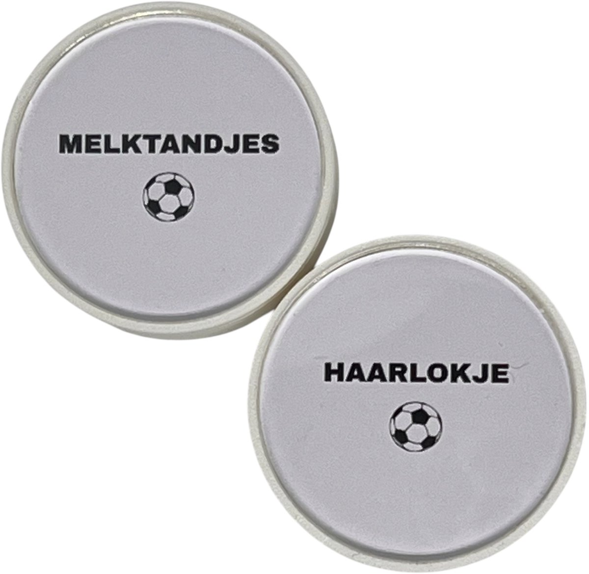 Set melktanden- en haarlokdoosje | voetbal | tandendoosje | eerste haarlokje | bewaardoosjes set