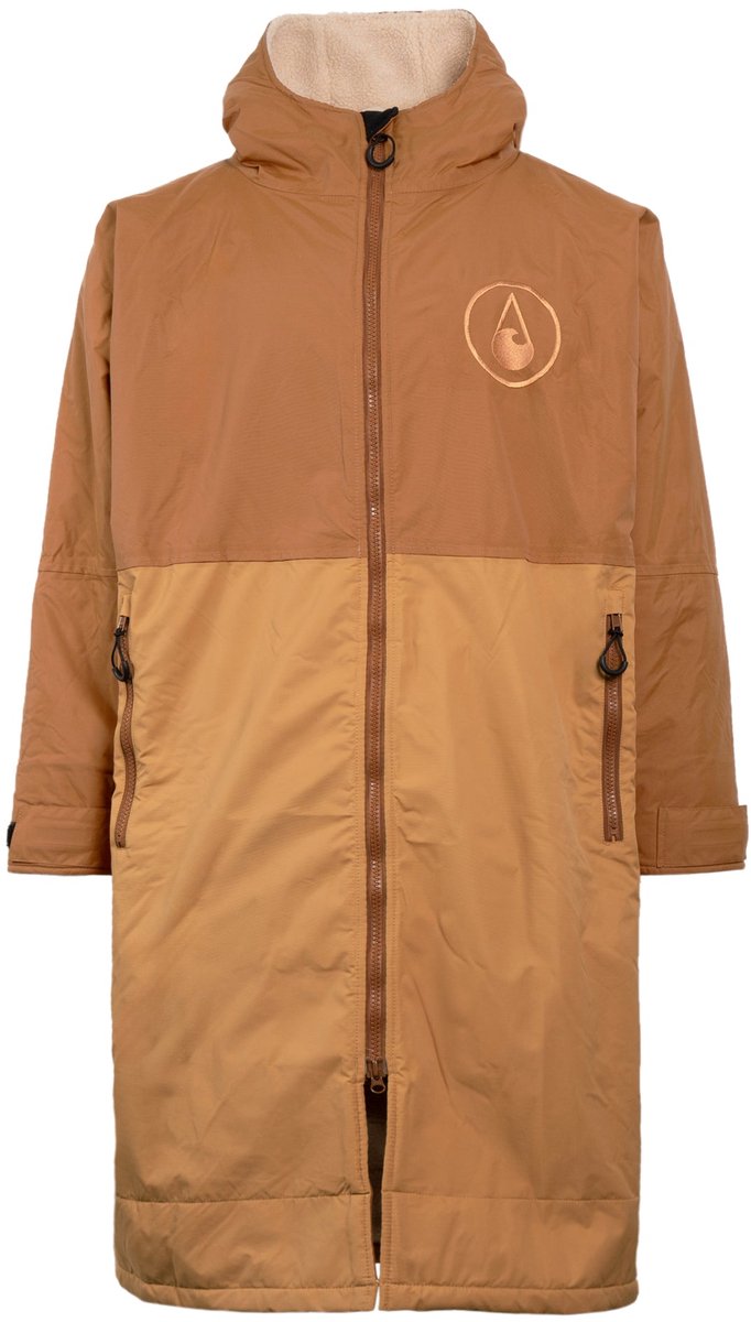 Wave Hawaii Storm Poncho Yukon Brown L - XL WH4121LXL Bruin 120 x 85 cm