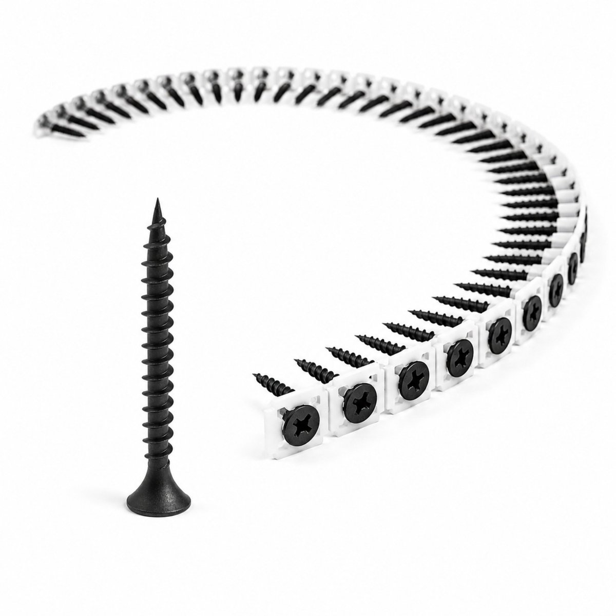 PARCO Gipsplaatschroeven op Band 3,9 x 25 mm – Fijne Draad voor Gipsplaten op Metalen Profielen – PH2 – 1000 Stuks