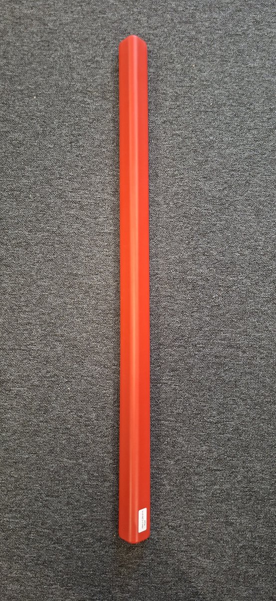 Hoekbeschermer Zelfklevende Stootbescherming voor Hoek 100 cm x 5 cm x 5 cm kleur Rood
