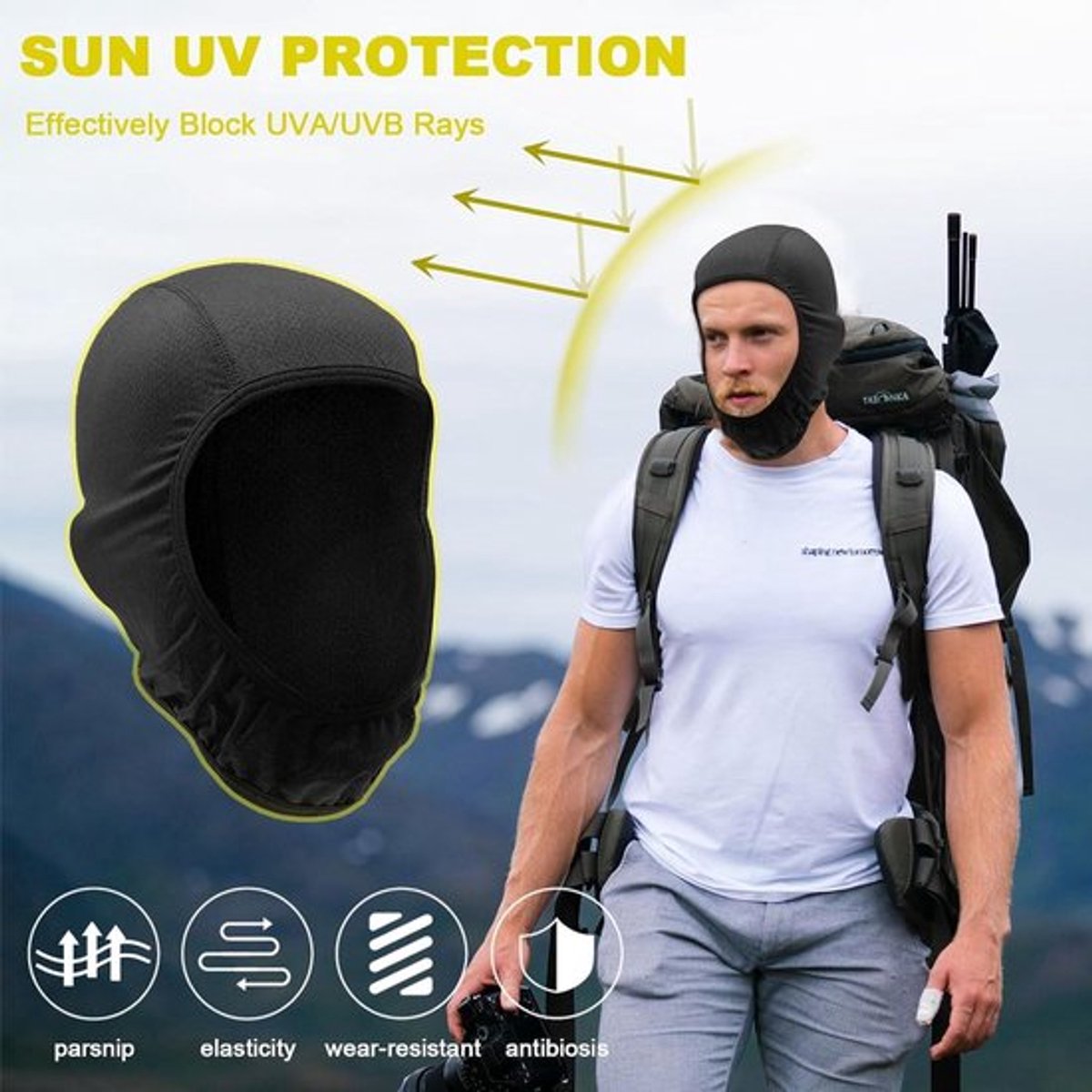 Allecto Plus Balaclava 2 Stuks Ademend Volledig Gezichtsmasker Voor Any