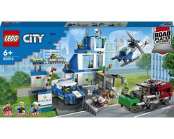 LEGO 60316 City Politiebureau Helikopter Speelgoed Set