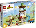 LEGO DUPLO 3in1 Boomhut speelset met glijbaan, veel figuren en accessoires.