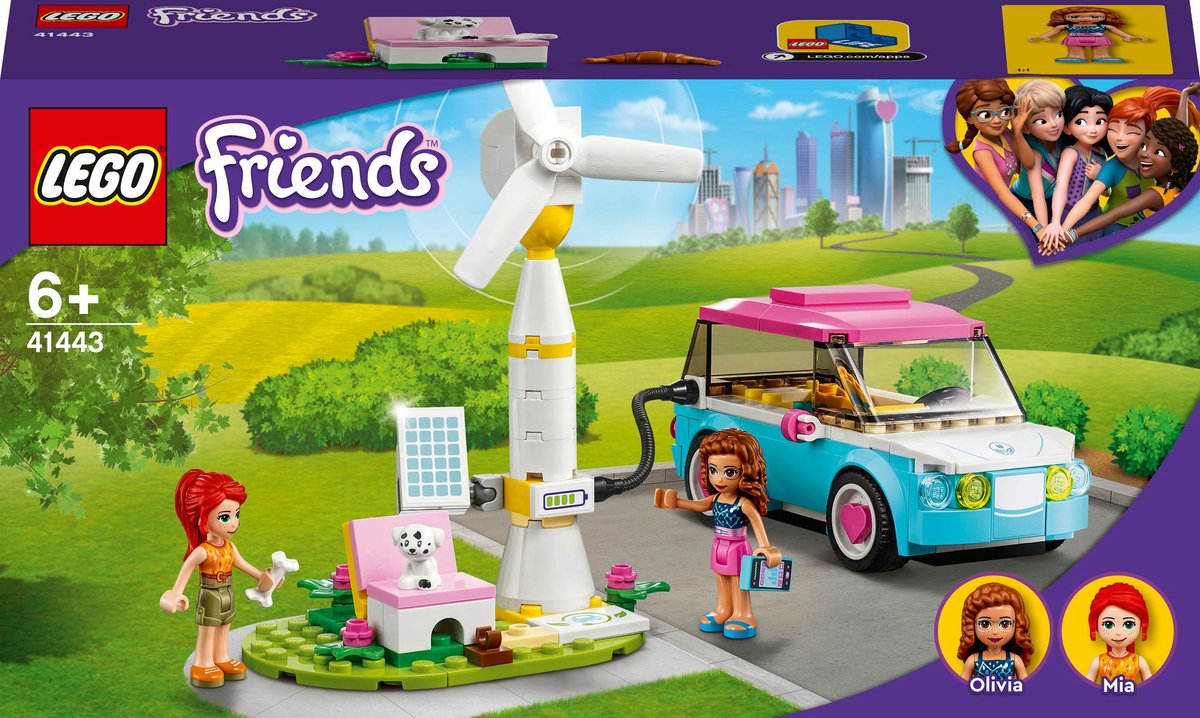Bol.com LEGO Friends Olivia's elektrische auto 41443 aanbieding