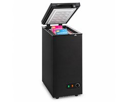 Mini Vriezer 51 Liter Vrijstaand – Compact & Stil – -22 tot -18°C – Met Uitneembare Mand – Zwart