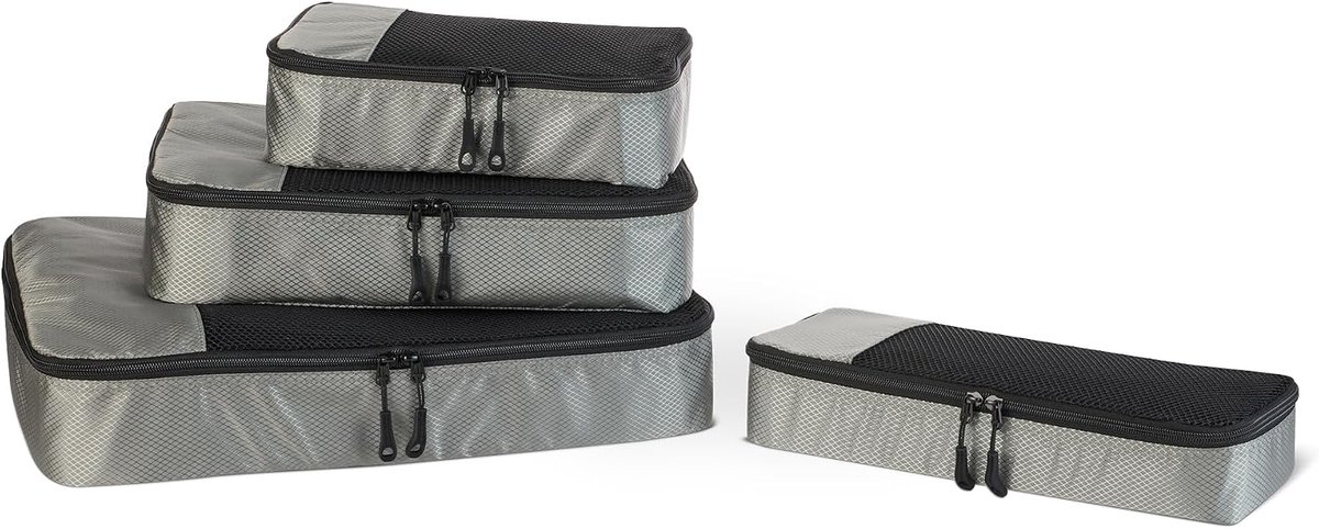 MONTKIARA Grote Kledinghoezen – Grijs – Beschermhoezen voor Kleding – Garment Bags voor Jurken, Jassen, Pakken & Kledingkast