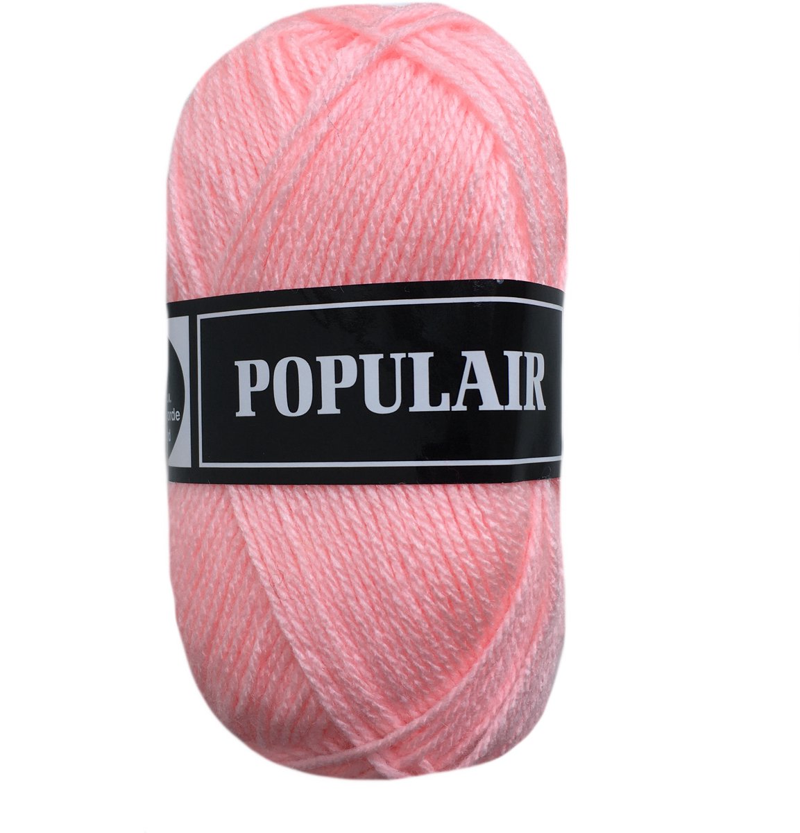 Beijer Populair acryl garen - licht roze (19) - 1 bol haakgaren/breigaren - naald 3,5 a 4mm