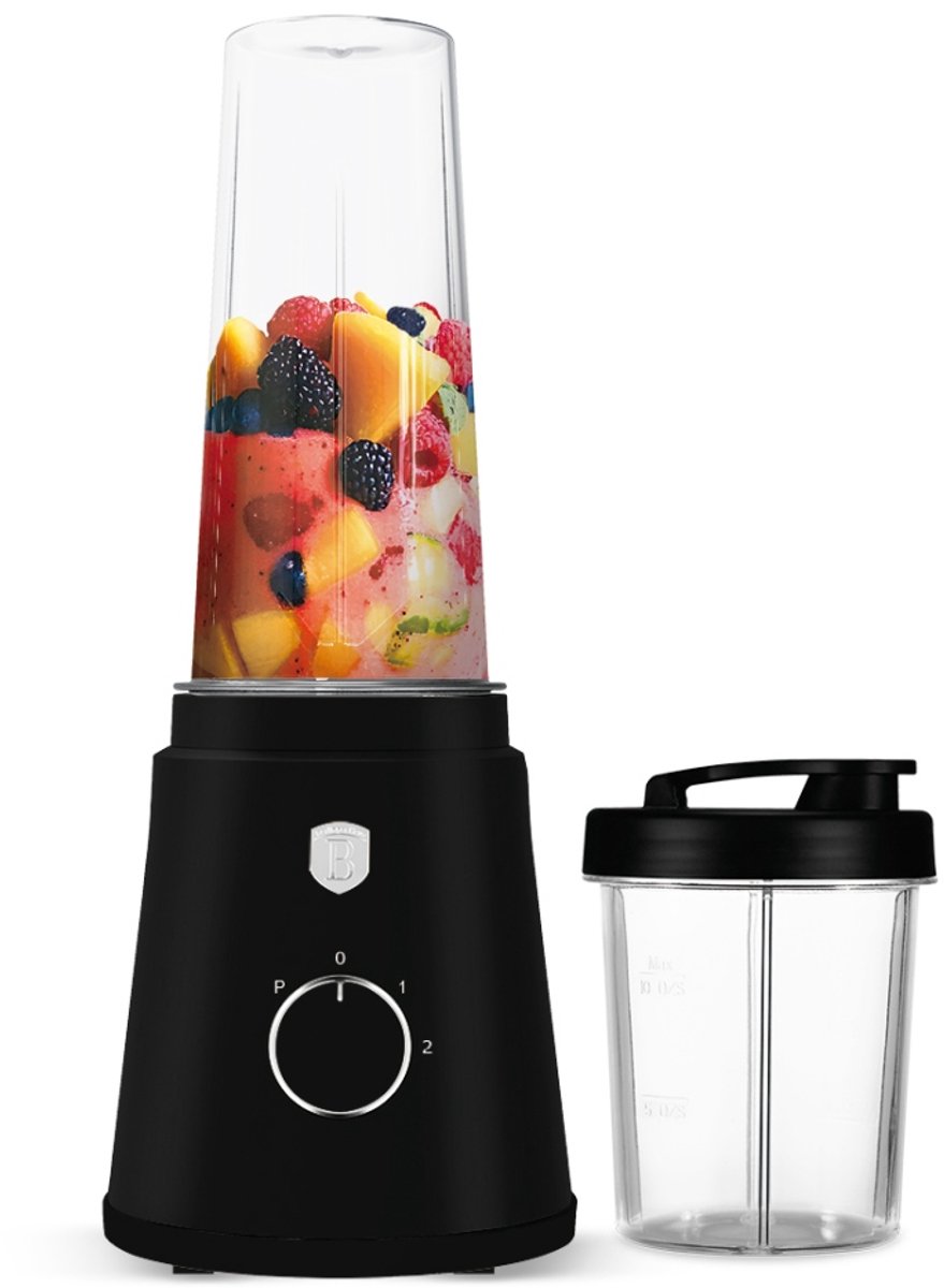 Smoothiemaker met fles uit de Matte Black Collection