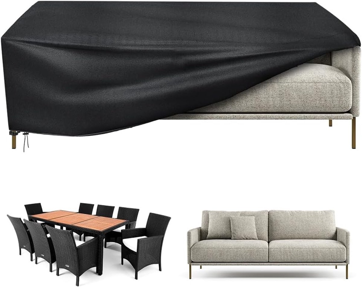 Beschermhoes voor Tuinmeubelen 170 x 95 x 71 cm, Winddicht, UV-Bescherming, Waterdicht en Duurzaam Oxford Stof