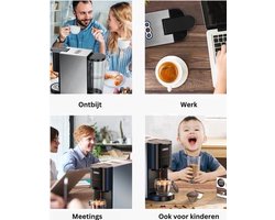 Coffee Machine - Nespresso Koffiemachine - Espresso - Maker - ijskoffie - 4 in 1 - Koud/warm koffiezetapparaat - LED-indicator - 1000 ml - Anti-uitdroogbeveiliging - 19 bar druk