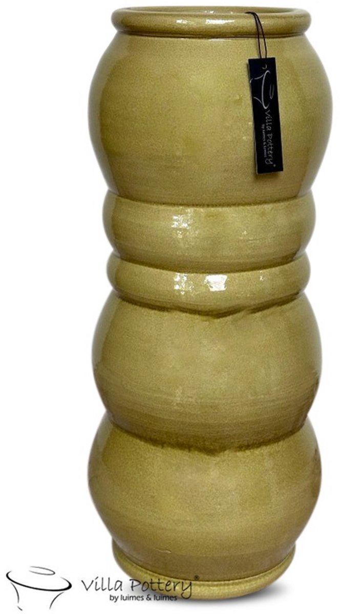 Villa Pottery Vaas - Bloempot - Villa Pottery - Keramiek - Decoratie - Woondecoratie - Renesse 3_3 Light Green Vase Groen