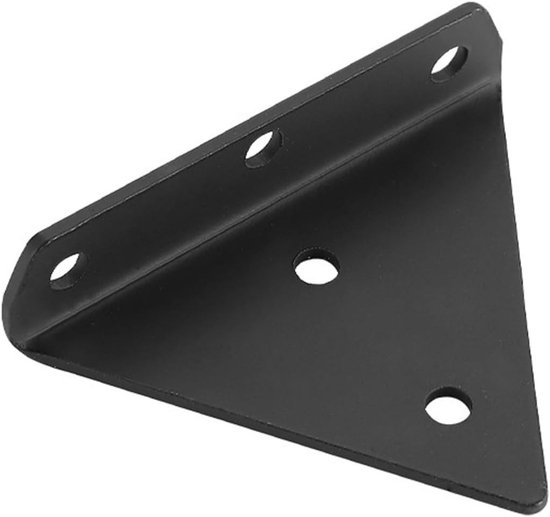 Set van 8 Onzichtbare Driehoekige Planksteunen van 10 cm, 25 kg Capaciteit, Stevige Wandbeugels voor Planken, Boekenplanken en Opslagruimte — afbeelding 2