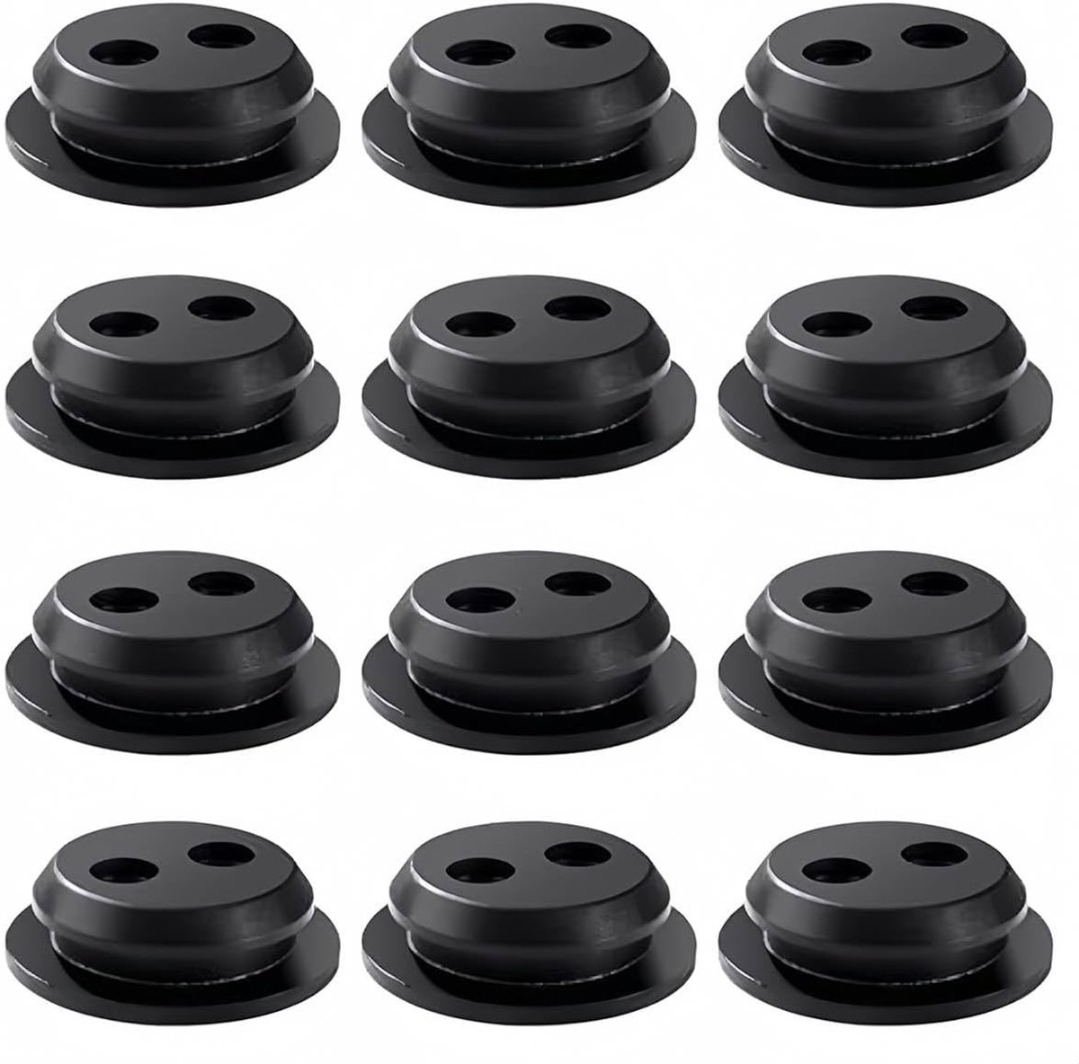 Set van 12 rubberen doppen voor brandstoftanks, universele afdichting voor brandstofleidingen, geschikt voor bosmaaiers, trimmers en grasmaaiers
