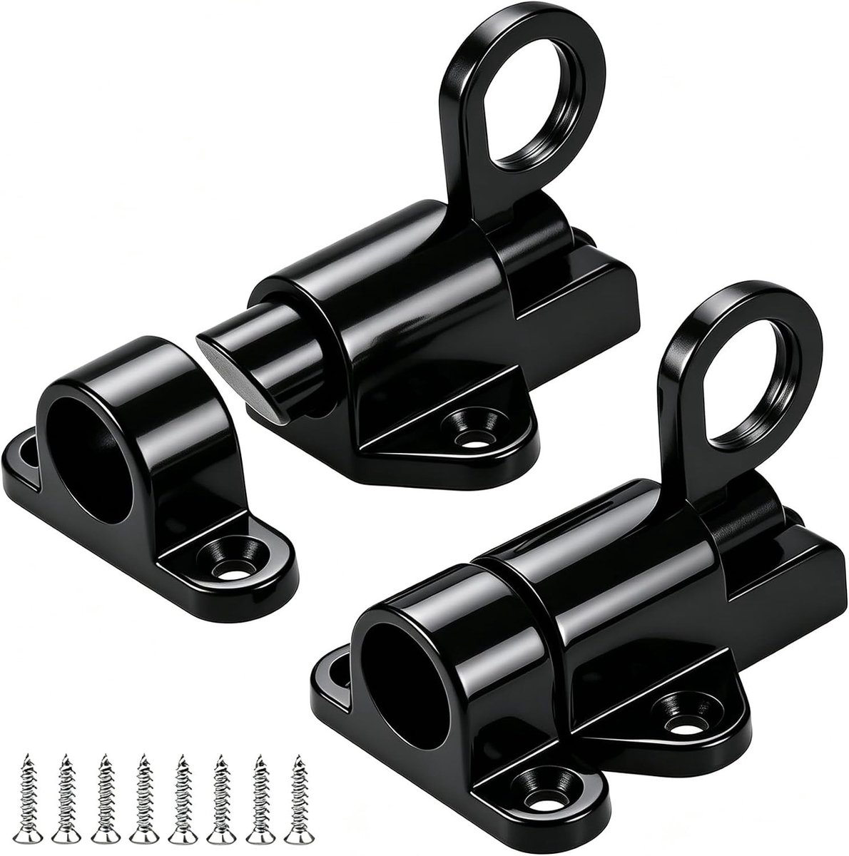 Veilige en Veerkrachtige Deursluiters voor Keukens en Kasten - Automatische Sluitingen voor Houten Deuren (2 Stuks)