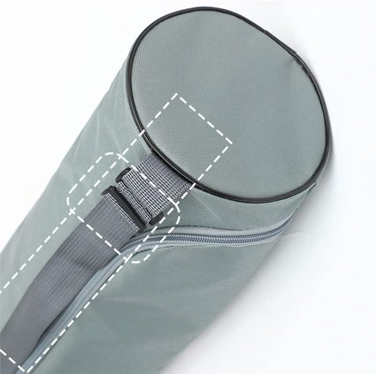 Waterdichte Yoga Mat Tas met Verstelbare Schouderband voor Gym en Sport, Ruimte voor Yoga Accessoires en Kleding