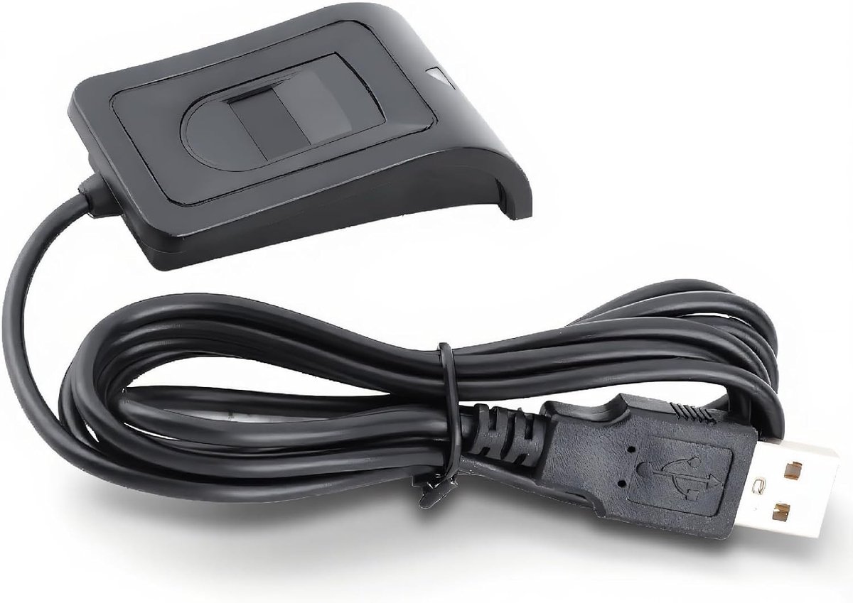 USB Vingerafdruklezer met Automatische Calibratie en Herkenning voor Compacte Computers, Veiligheid en Gebruiksgemak