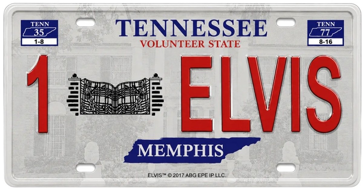 Elvis Presley Magneet – Kentekenplaat "1 ELVIS"