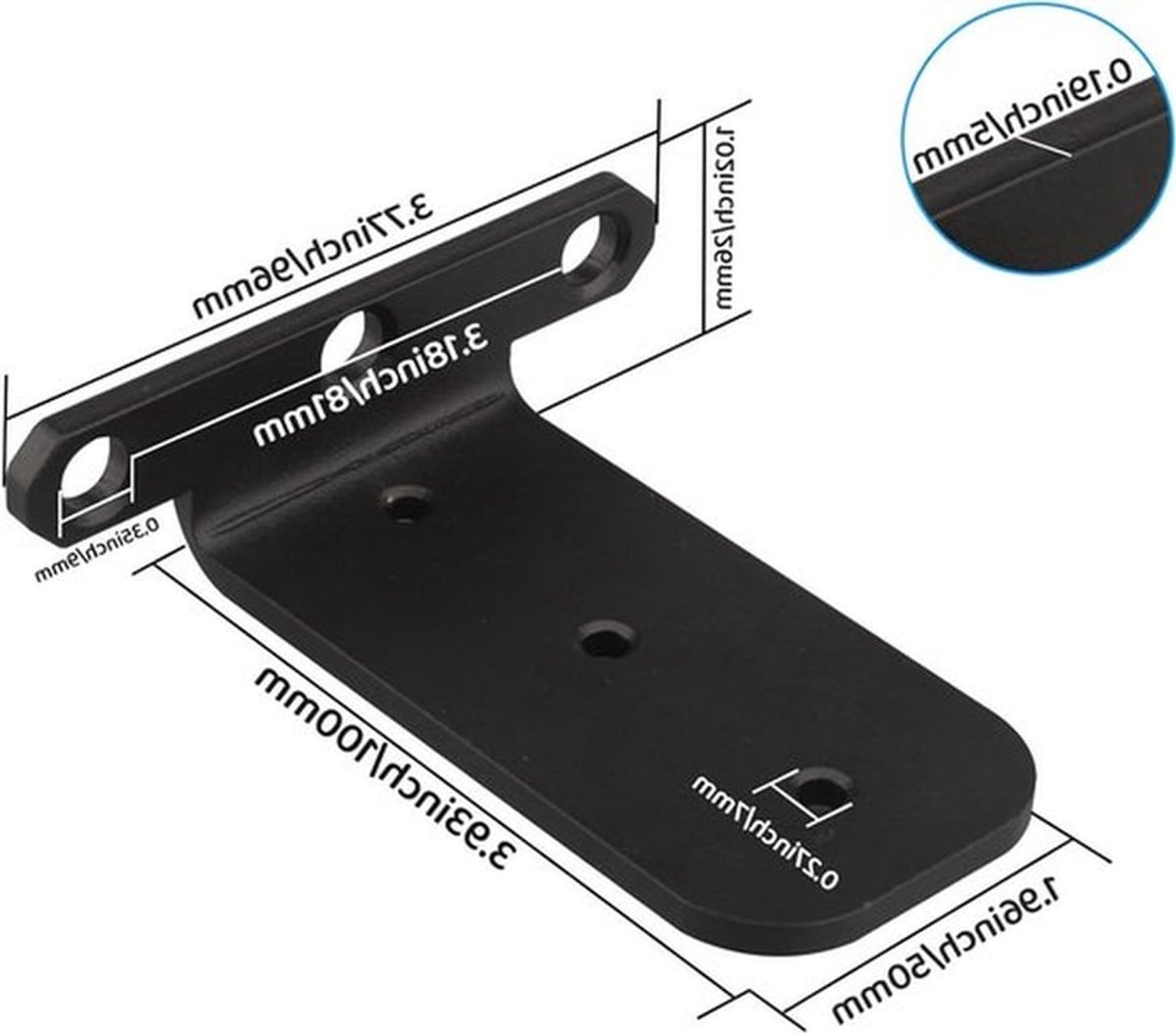 Zware wandplank voor muurbevestiging, robuust drijvend ontwerp, ideaal voor opslag en decoratie