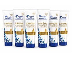 Head & Shoulders Supreme Anti-Roos en Hydraterende Conditioner - Voordeelverpakking - 6 x 220 ml