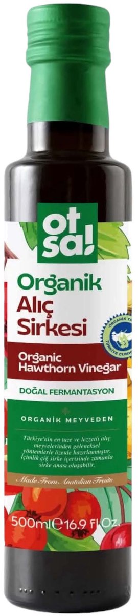 Otsa Meidoornazijn 500 ml – Natuurlijk Gefermenteerde Azijn – Ongefilterd – Hawthorn Vinegar
