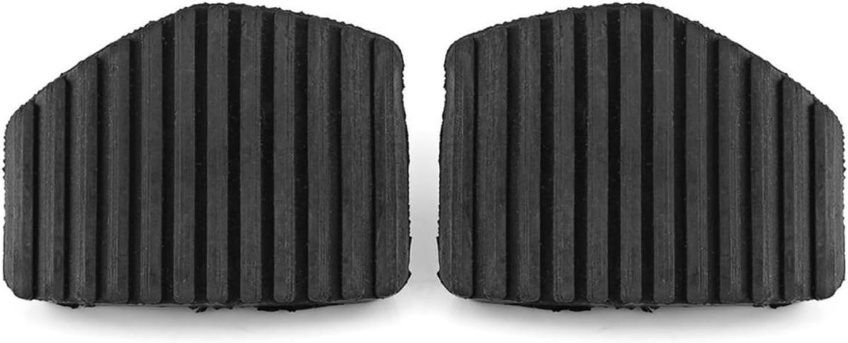 Set van 1 Paar Rubber Pedal Covers voor Koppeling en Rem voor Peugeot en Citroën 1007 207 208 301 C3 C4 C5 C6 C8 - Duurzaam en Antislip Design