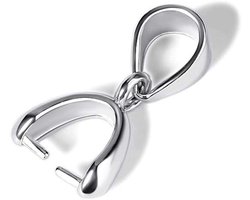 100 Stuks Crimp Hanger Retainer Clasp Connector voor Hanger Ketting en Sieraden DIY Creaties