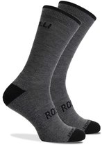 Rogelli Merino Wool Dames en Heren Fietssokken - Grijs