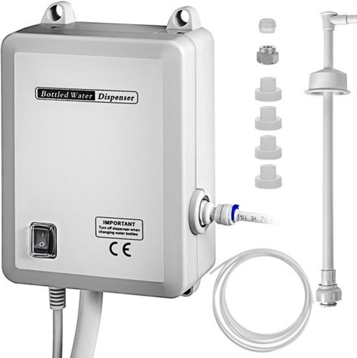 Waterpompen - Waterdispenser - Waterpomp Klein - Waterpomp Elektrisch - Gebotteld waterpomp met hoge stroomsnelheid en enkele inlaat voor thuiskeuken kantoor bar cafés