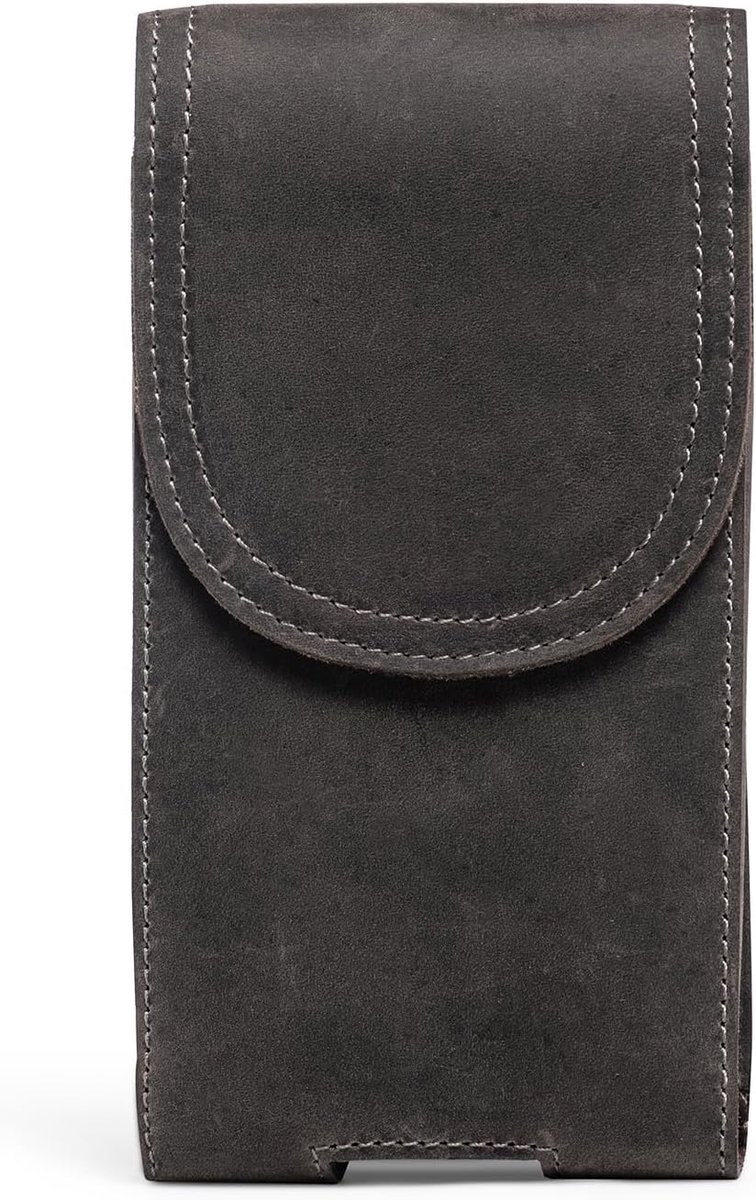 Smartphone Hoes Holster, Mobiele Telefoon Kaarthouder voor iPhone 16 Pro Max 16 Plus 15 14 13 12 11 Pro Max Telefoonhoesjes, Echt Lederen Reis Riemclip Etui Handtas