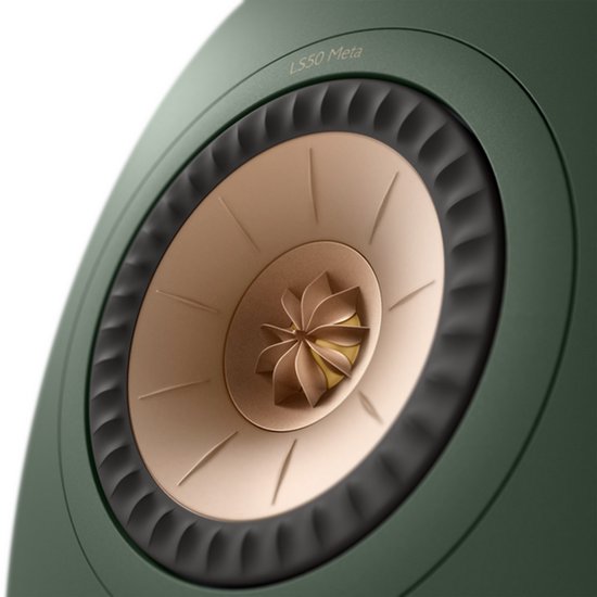 KEF LS50 Meta Passieve Boekenplank speaker - Moss Green (per paar) — afbeelding 4