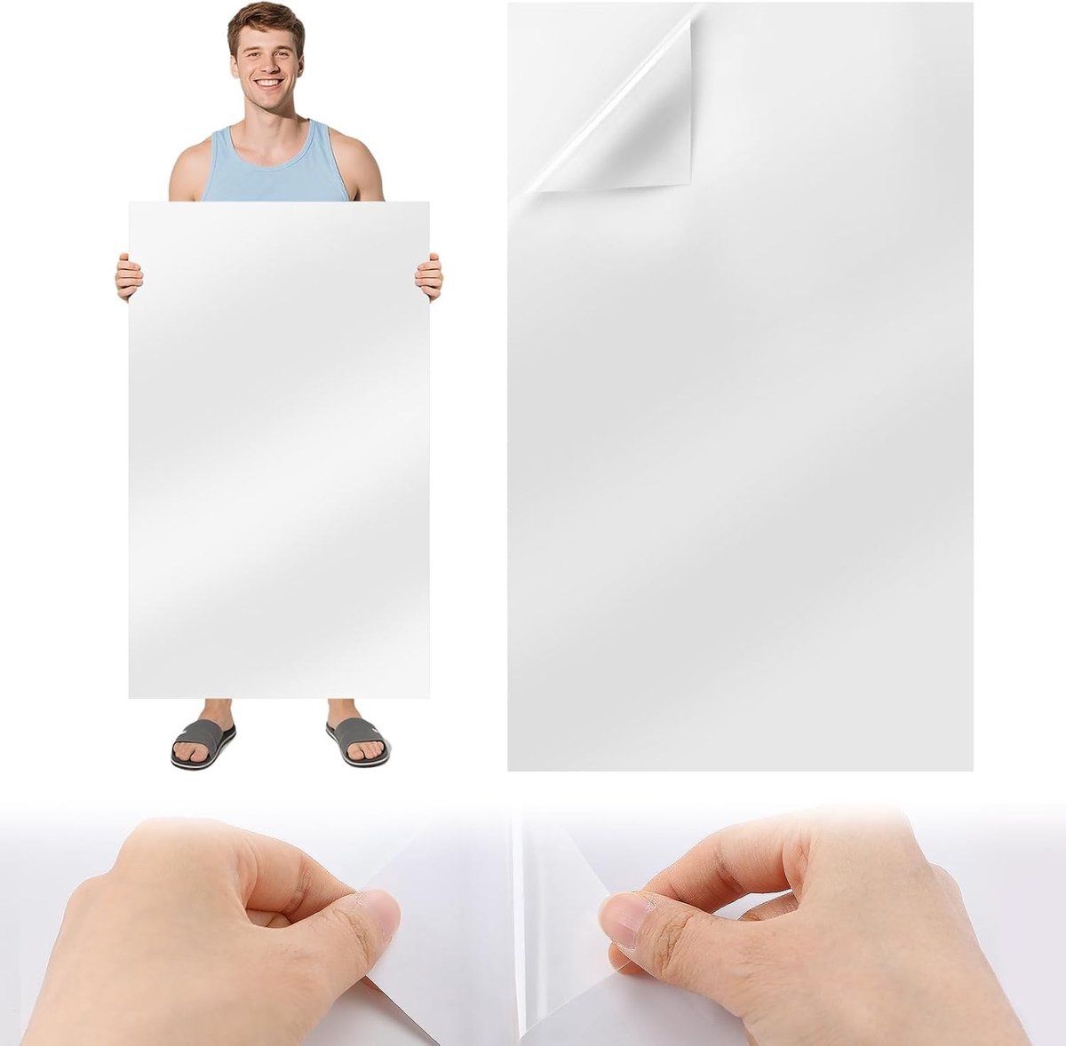 Onderwater Reparatieset met Zelfklevende Patches voor Zwembaden, Opblaasbare Boten en Luchtbedden - 125 x 85 cm, PVC Materiaal, Waterdichte Oplossing voor Snelle Herstellingen
