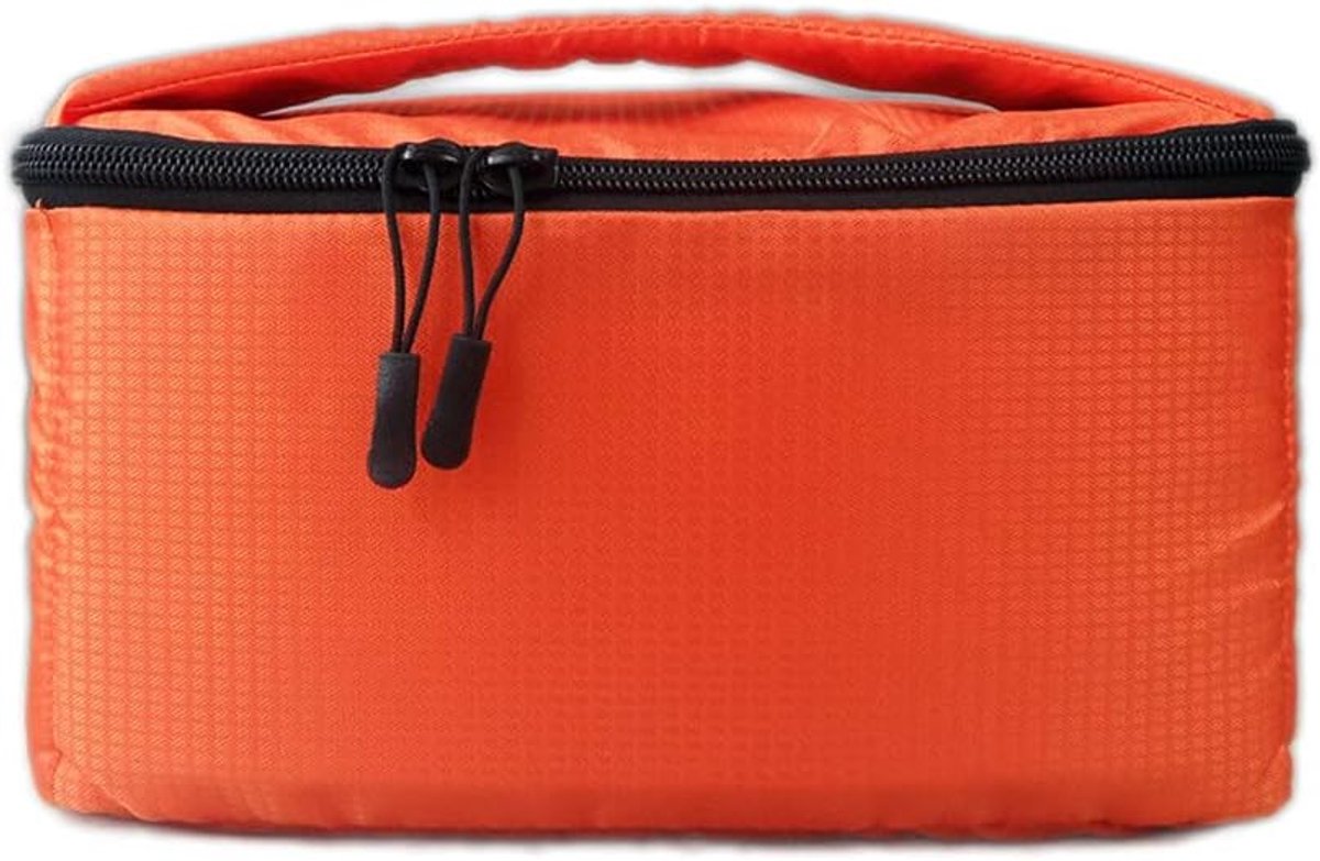 Tas voor DSLR-camera, schokbestendig, zwart, met scheidingswanden, 26 x 15 x 14 cm, #BG510, Aracione, 15 X 14 X 26 Centimetri, vintage