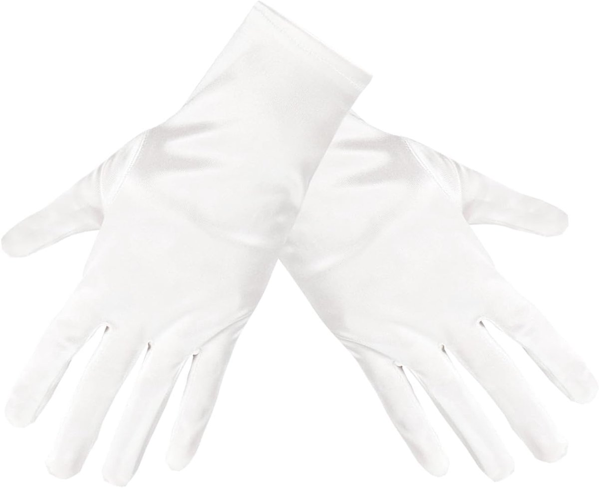Handschoenen voor dames, retro feesthandschoenen, zacht en elastisch, opera-handschoenen voor bruiloft, avondevenement, banket, Halloween-cosplay.