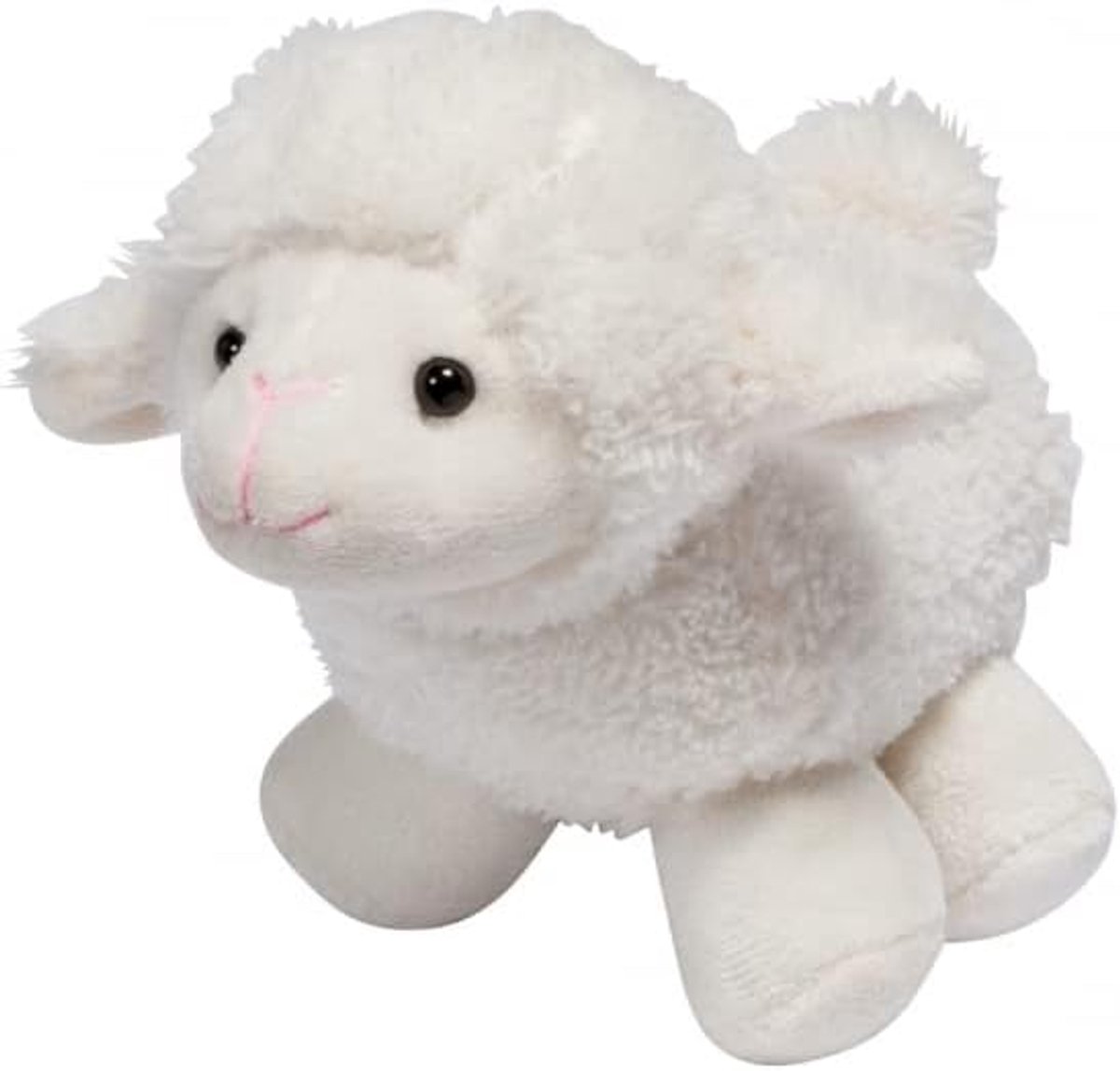 Knuffel lammetje/schaap van 16 cm - Kleine schaapjes/schapen knuffelbeesten