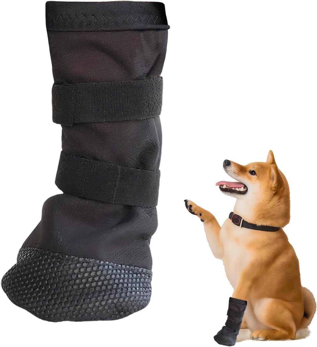 Sokken voor honden, pootbescherming, ademend, voor kleine, middelgrote en grote honden (L)