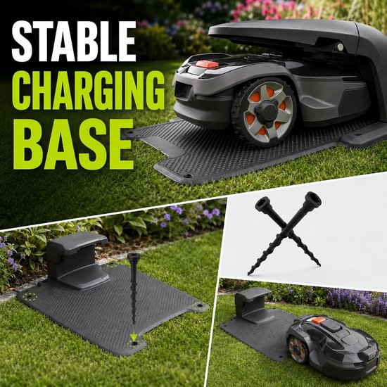12 stuks aardschroeven voor robotmaaier, compatibel met Husqvarna Automower 105, 305, 308, 13,7 cm, grondankers, fundament, laadstation, accessoires, stabiele bevestiging voor een veilige grip — afbeelding 3