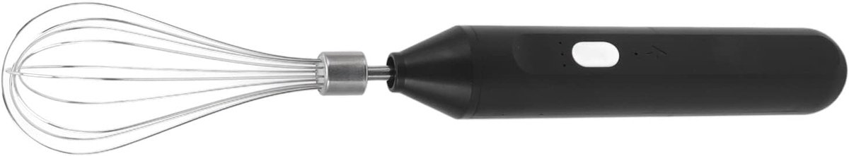 Eierklopper, Draadloze Handmixer 3 Snelheden voor Thuis Bakken (Zwart)