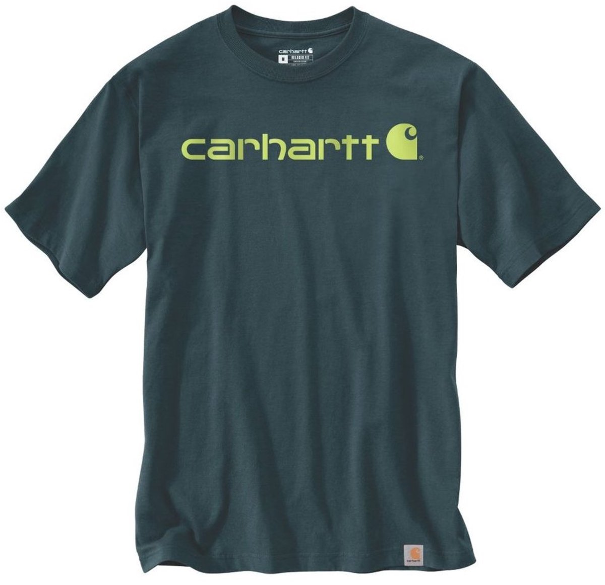 Carhartt Core Logo T-shirt S/S 103361 Turquoise