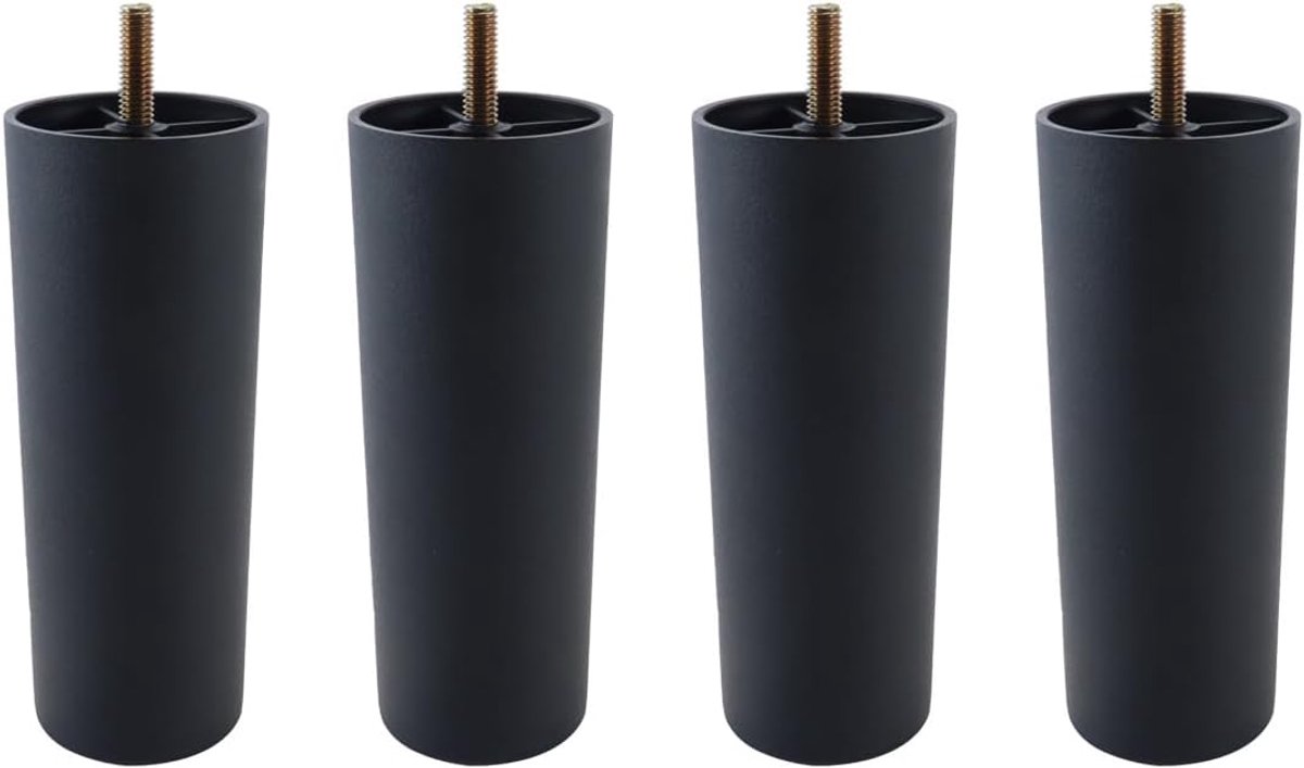 Pakket van 4 Meubelvoeten 150 mm Ronde Conische Tafel Bankpoten voor Bankstoelen DIY