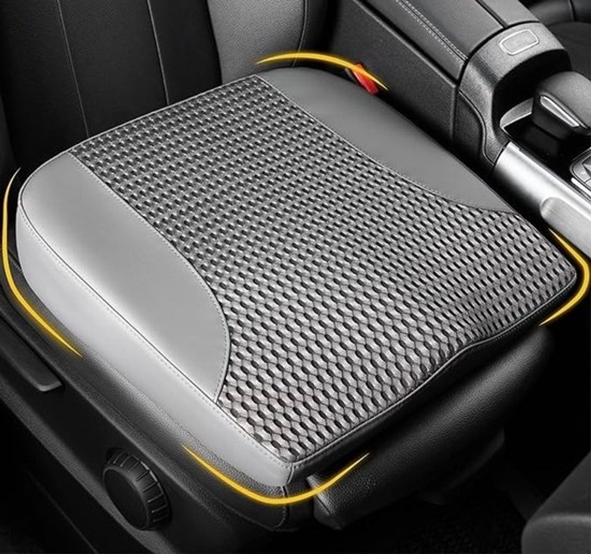 Traagschuim zitkussen voor auto en kantoor - ergonomisch en comfortabel
